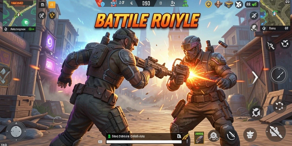 Gameplay battle royale yang mendebarkan di HAKIN4D.