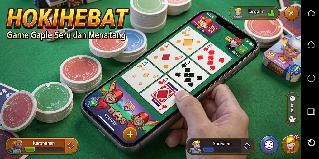 Tampilan gameplay HOKIHEBAT yang menarik dan interaktif.
