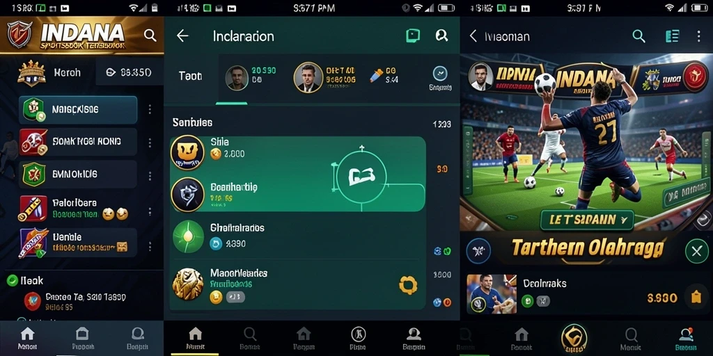 Tampilan gameplay Sportsbook yang seru dan interaktif di INDAAA.