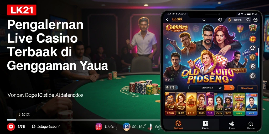 Tampilan gameplay menarik di LK21 dengan dealer langsung.
