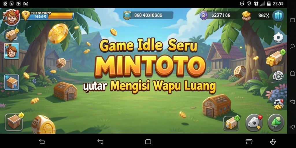 Tampilan gameplay MINTOTO yang menarik dan penuh warna.