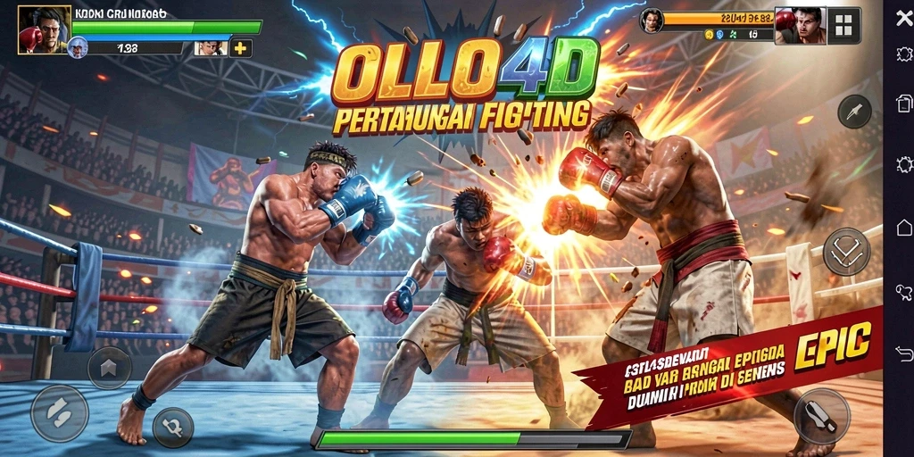 Gameplay seru dan mendebarkan di OLLO4D dengan pertarungan spektakuler.