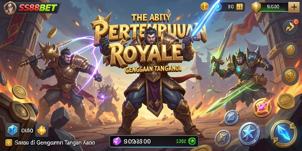 Gameplay seru di SS88BET dalam pertempuran Royale.