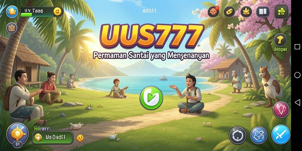 Tampilan gameplay UUS777 yang seru dan penuh warna.